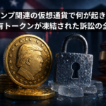 トランプ関連の仮想通貨で何が起きた？保有トークンが凍結された訴訟の全貌