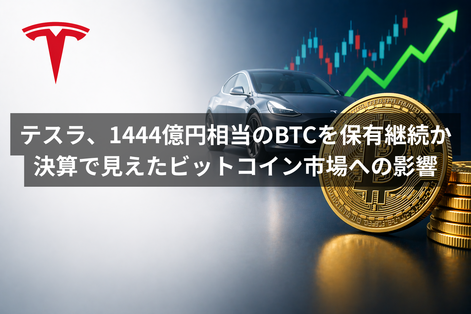 テスラ、1444億円相当のBTCを保有継続か。決算で見えたビットコイン市場への影響