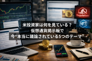 【独自解説】米投資家は何を見ている？仮想通貨掲示板で今“本当に議論されている5つのテーマ”
