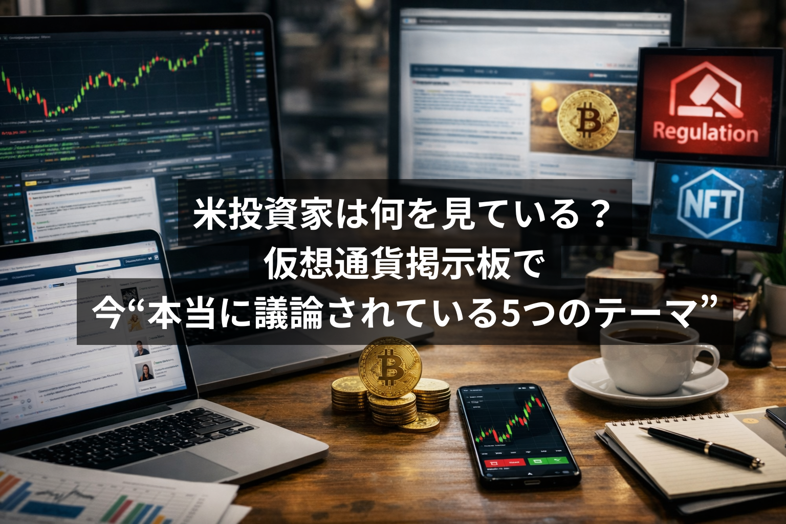 【独自解説】米投資家は何を見ている？仮想通貨掲示板で今“本当に議論されている5つのテーマ”