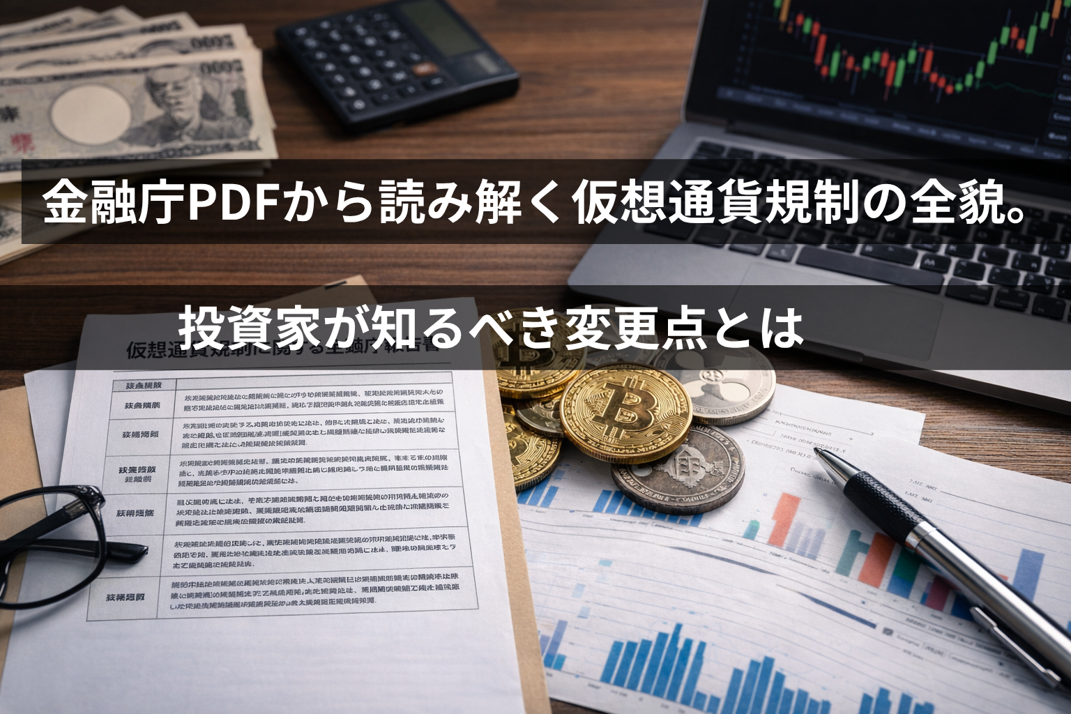 金融庁PDFから読み解く仮想通貨規制の全貌。投資家が知るべき変更点とは