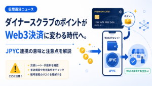ダイナースクラブのポイントがWeb3決済に変わる時代へ。JPYC連携の意味と注意点を解説