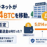 メタプラネットが5,014BTCを移動。売却は否定、決算前の大量送金は何だった？