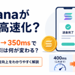 Solanaがまた高速化。400ms→350msで「送金や取引」は何が変わる？