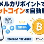 メルカリポイントでビットコインを自動購入、付与されるたび買う新機能。どういう仕組み？