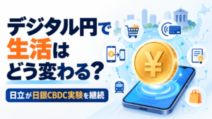 デジタル円ができると生活はどう変わる？日立が日銀CBDC実験を継続