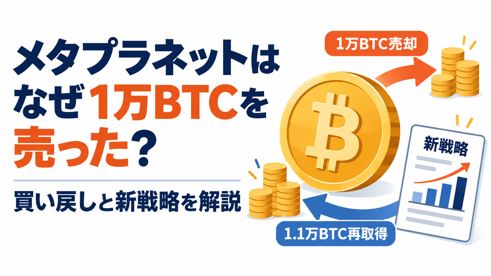 メタプラネットはなぜ1万BTCを一度売った？買い戻しと新戦略を解説